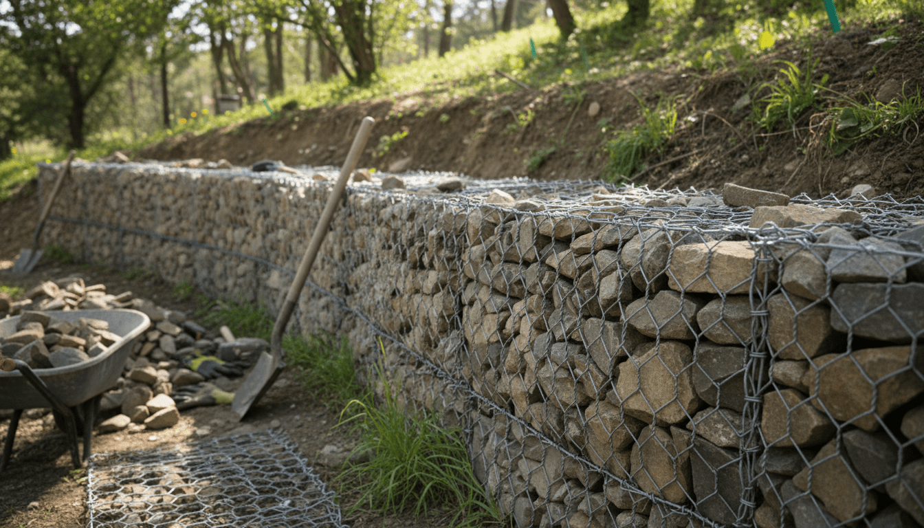 découvrez le prix au m3 des gabions et nos conseils pour la pose d'un mur de soutènement durable et esthétique. guide complet pour réussir votre projet.