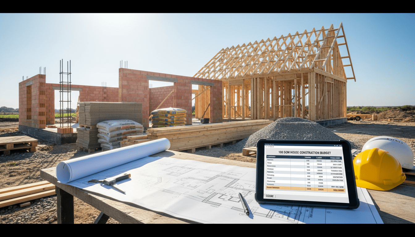 découvrez notre guide complet sur le prix de construction d'une maison de 100m2, avec un budget détaillé et des devis pour mieux planifier votre projet immobilier.