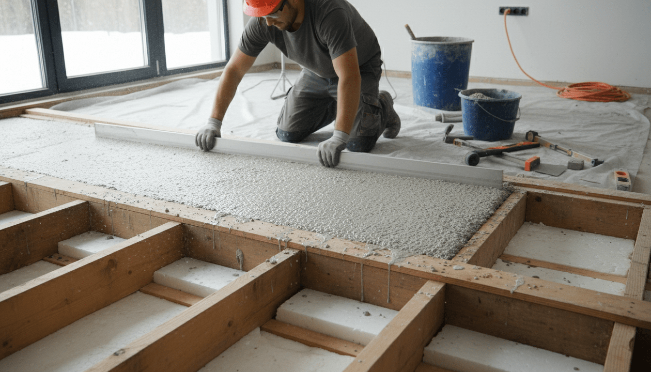 découvrez tout sur la chape allégée sur plancher bois : guide complet sur les prix, les avantages et les étapes de mise en œuvre pour réussir vos travaux de rénovation.