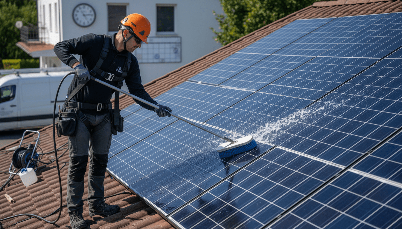 découvrez tout sur le nettoyage des panneaux solaires : tarifs, fréquence recommandée et conseils pour optimiser leur performance et durée de vie.