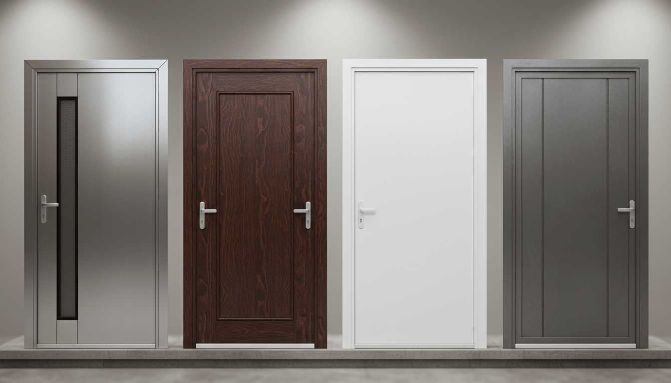 découvrez les prix des portes d'entrée en alu, bois, pvc et acier pour choisir la meilleure option adaptée à votre budget et à votre style.