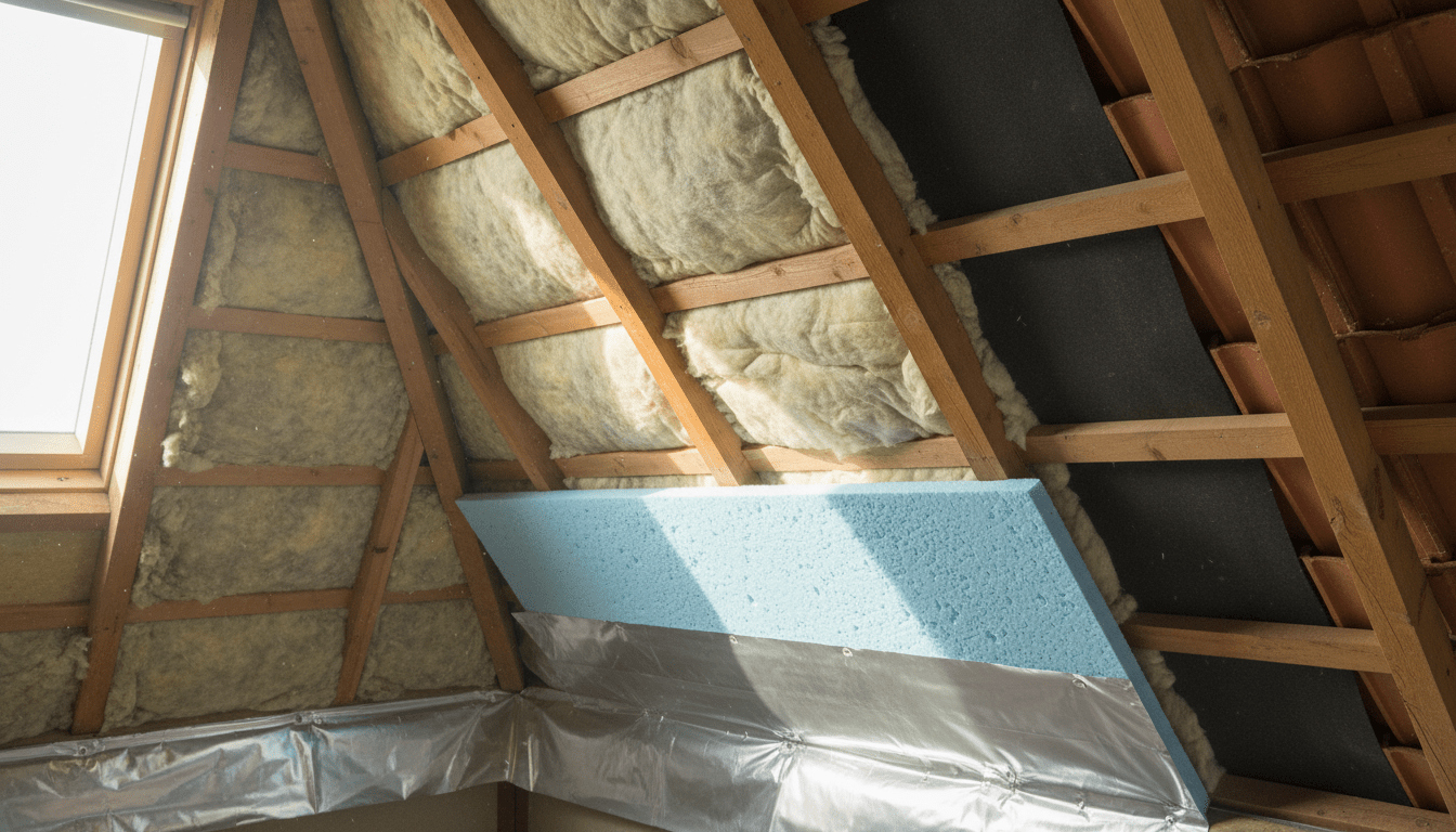 découvrez tout sur l'isolation sous rampant : conseils sur l'épaisseur idéale de l'isolant et estimation des prix pour améliorer l'efficacité énergétique de votre toiture.