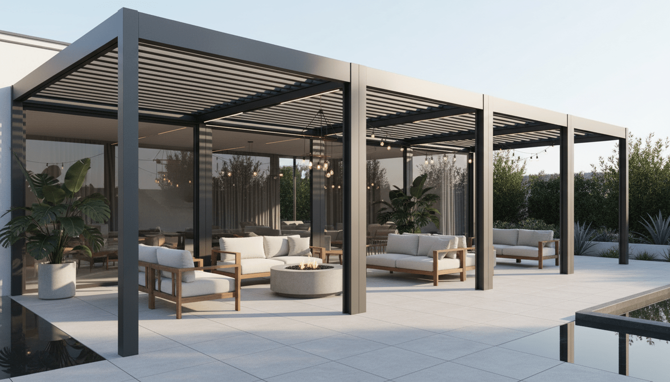 découvrez tout sur la pergola bioclimatique : prix au m2, différents modèles, et conseils pour choisir la meilleure solution pour votre extérieur.