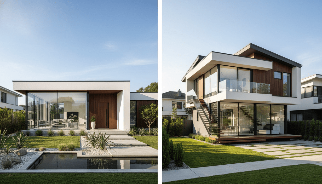 découvrez les coûts pour une maison clé en main de 120m2, comparant les prix d'une maison plain-pied et d'une maison à étage, pour mieux préparer votre projet immobilier.