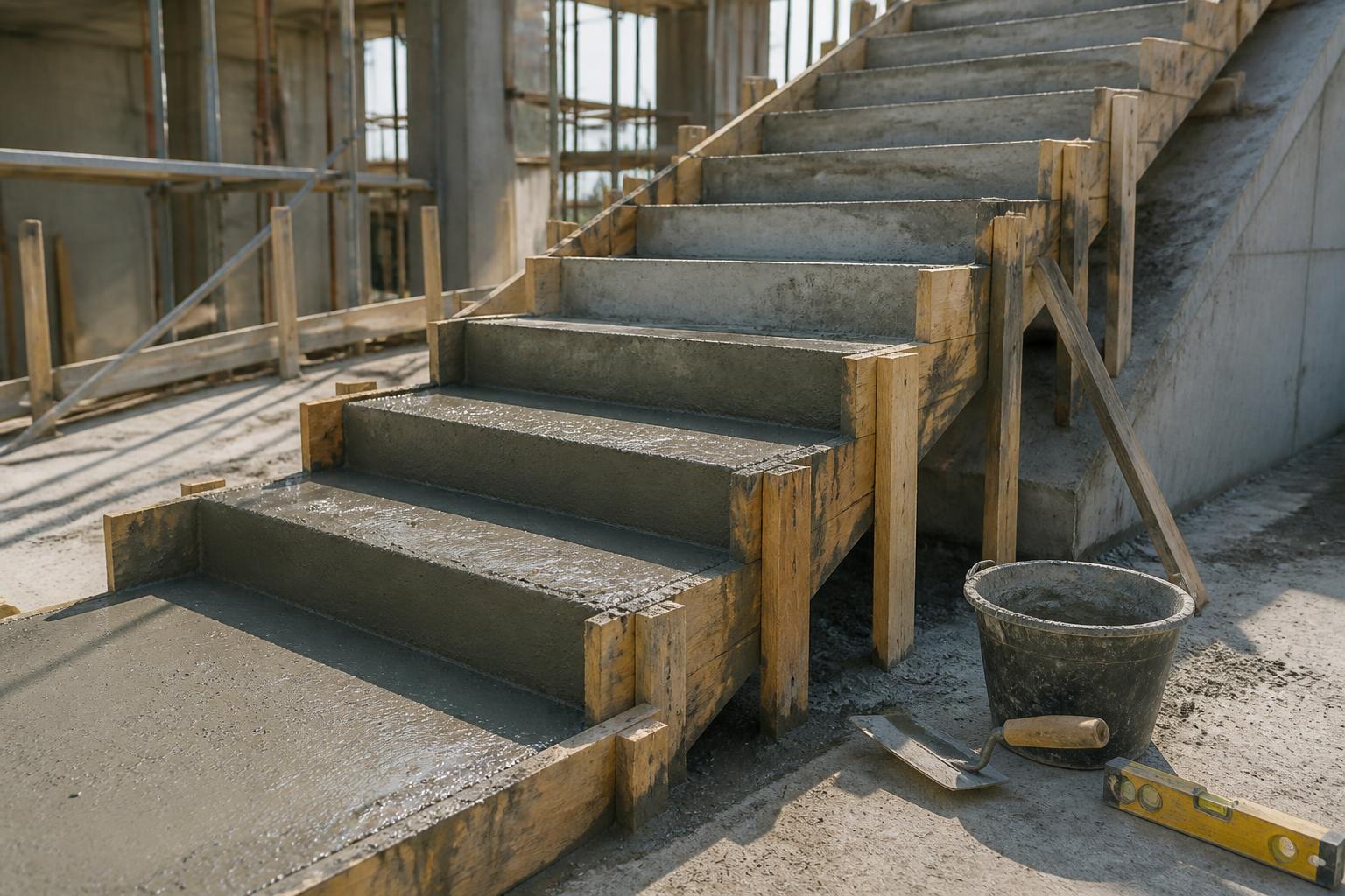 découvrez nos conseils et tarifs pour la construction d'un escalier en béton, incluant le prix du coffrage et du coulage pour un projet durable et esthétique.