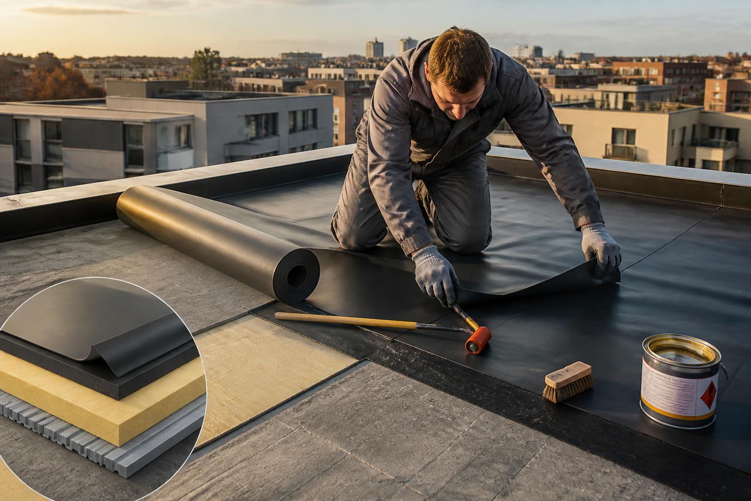 découvrez les prix au m² et les techniques d'étanchéité pour toit terrasse, avec un focus sur la membrane epdm, afin d'assurer une protection durable et efficace de votre toiture.