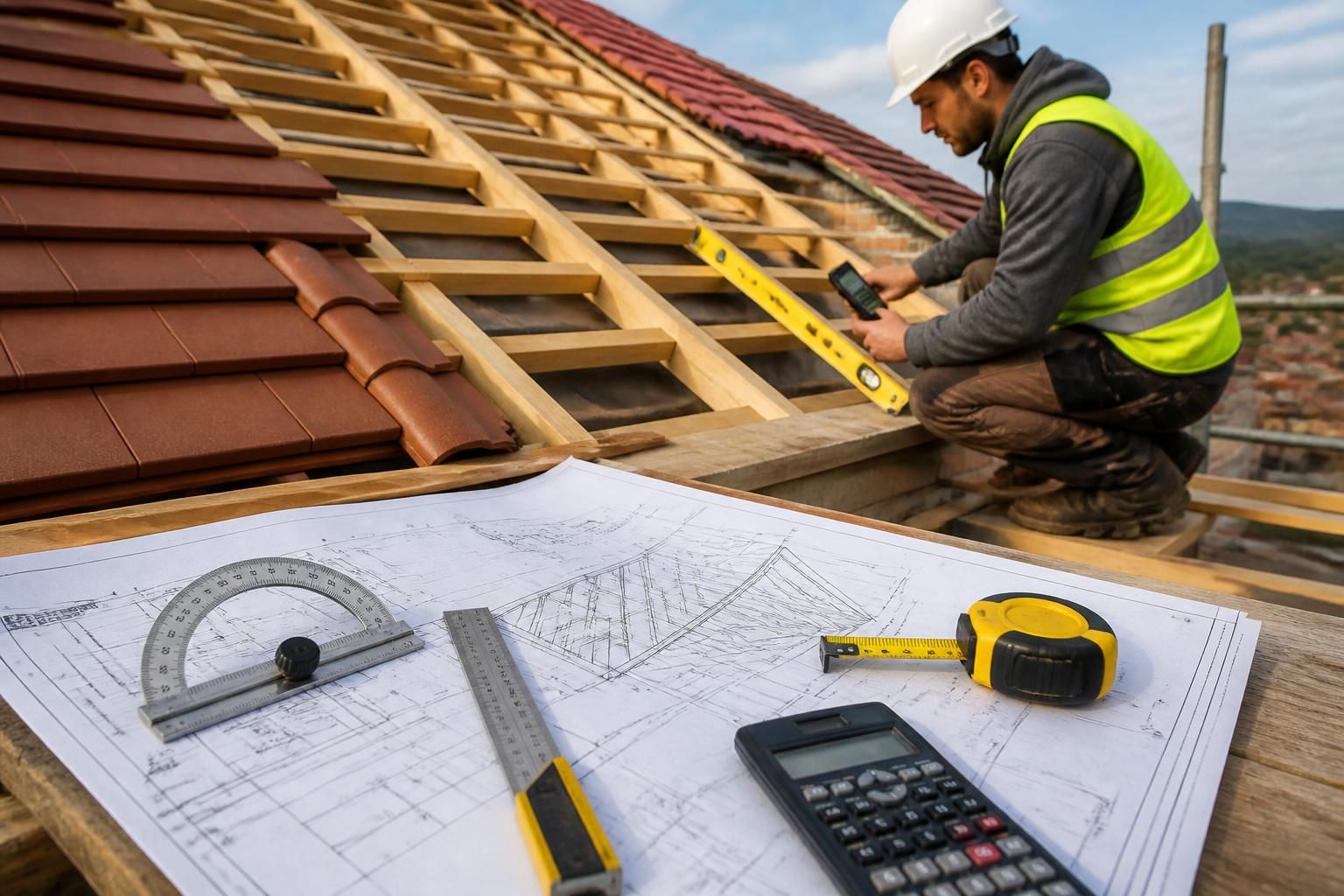 découvrez comment calculer la pente de toiture avec nos formules précises et conformes aux normes en vigueur pour garantir la sécurité et l'efficacité de votre construction.