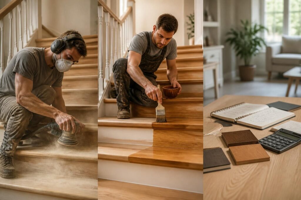 découvrez nos services de rénovation d'escalier en bois : sablage, vitrification et conseils sur les prix pour redonner vie à votre intérieur avec élégance et durabilité.